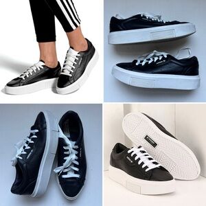 Adidas Sleek Leather Sneakers
